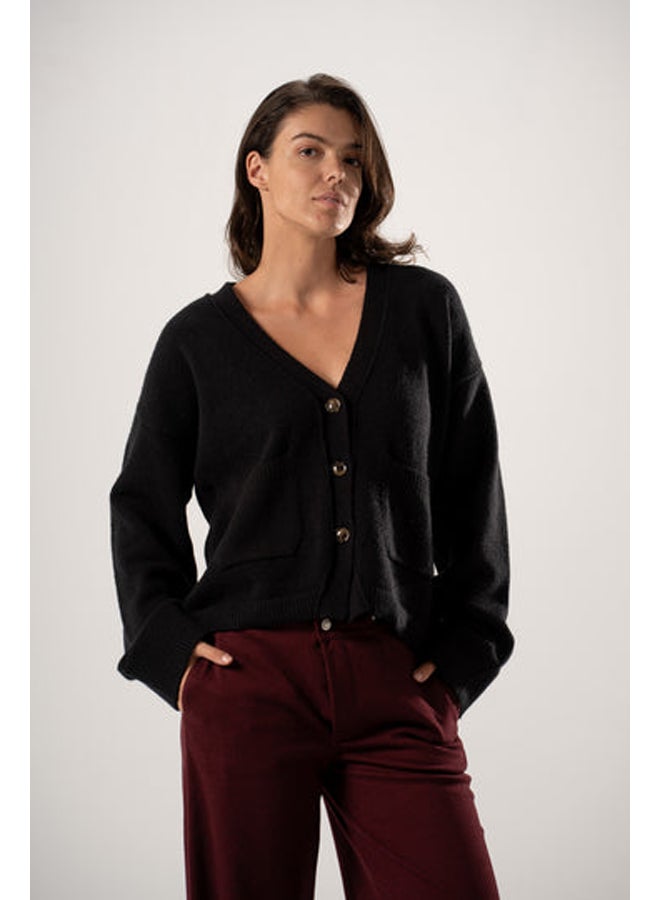 ASTK Basic V-Neck Cardigan - Image 1