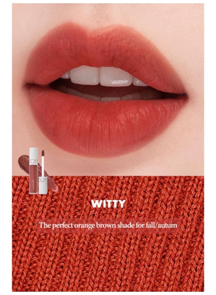 rom&nd - Zero Velvet Matte Lip Tint - 05 | Witty - Image 2