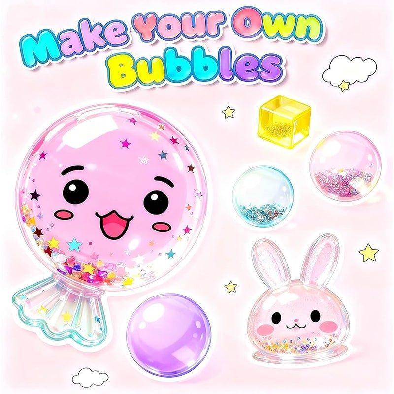 BENWIL 6 PCS Nano Tape Bubble Kit for Kids With Box, Squishy Maker Kit, Bubble Tape Kit - Image 4