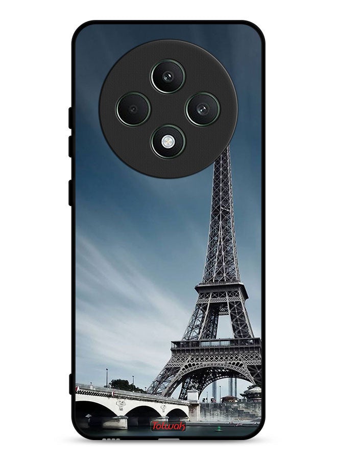 Tolwak Oppo Reno12 F 5G Protective Case Cover Eiffel Tower - Image 1