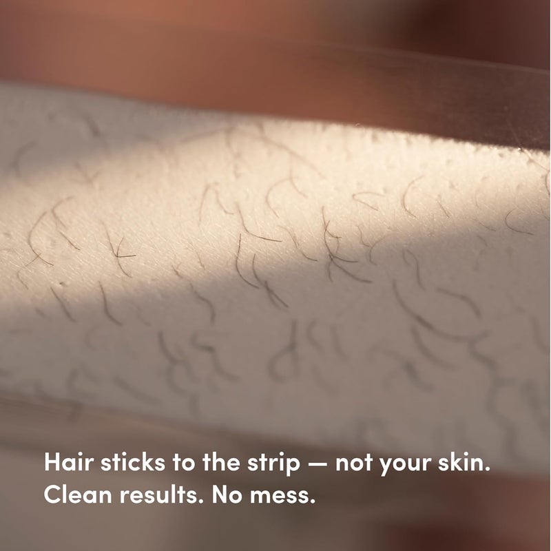 Persian Wax Strips for Legs and Body - 40 Ready-to-Use Hair Removal Strips with Aftercare Oil - Image 3