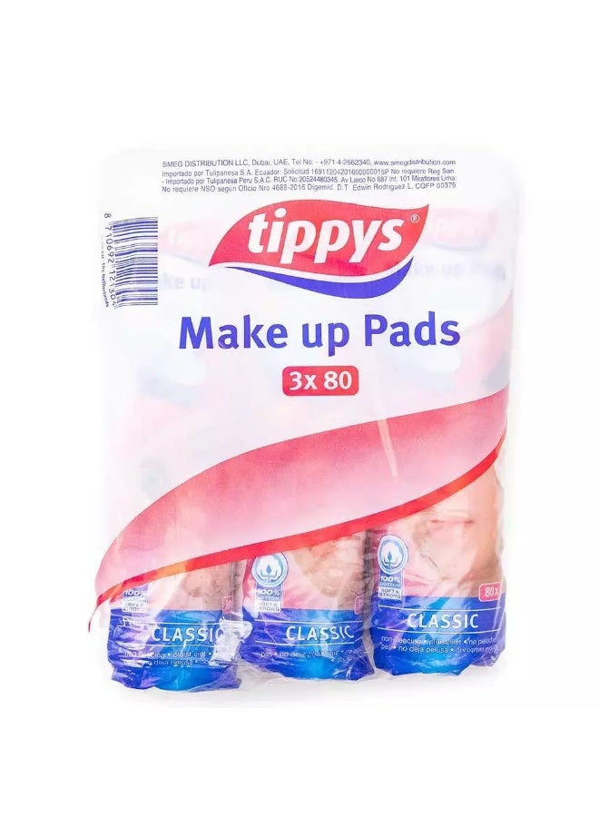 Tippys Cotton Make Up Pads Duo-Soft/pack of 3 - Image 2