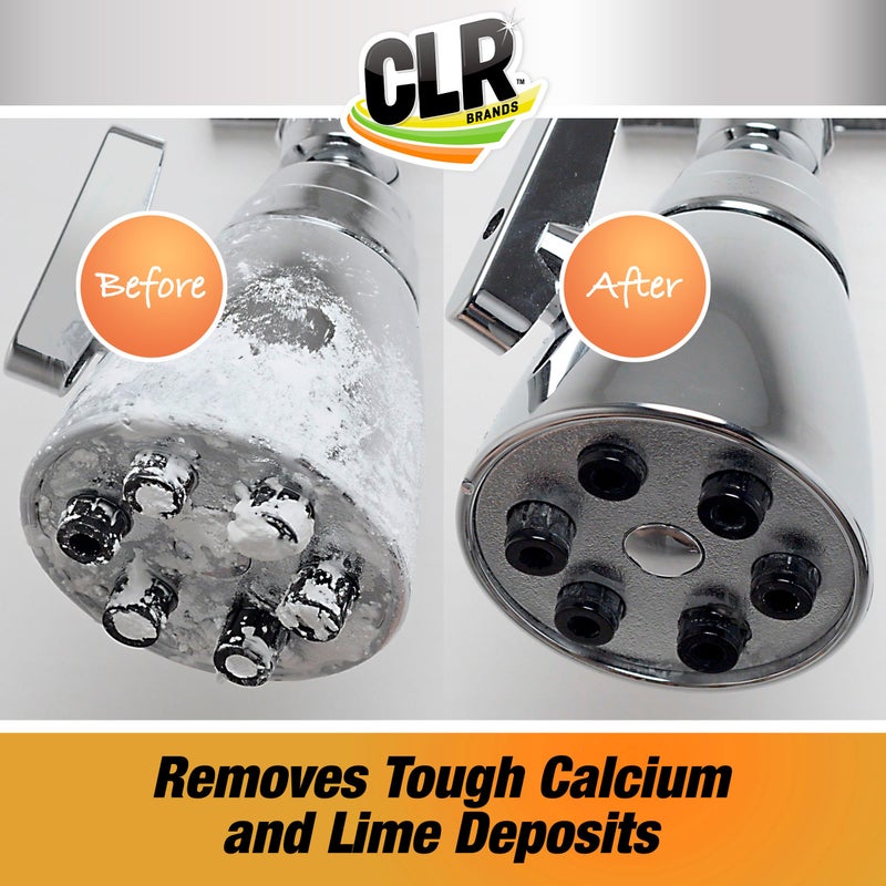 CLR Calcium, Lime & Rust Remover, Blasts Calcium, Dissolves Lime Deposits, Zaps Stubborn Rust Stains and Hard Water Deposits, 80 Ounce Bottle - Image 5