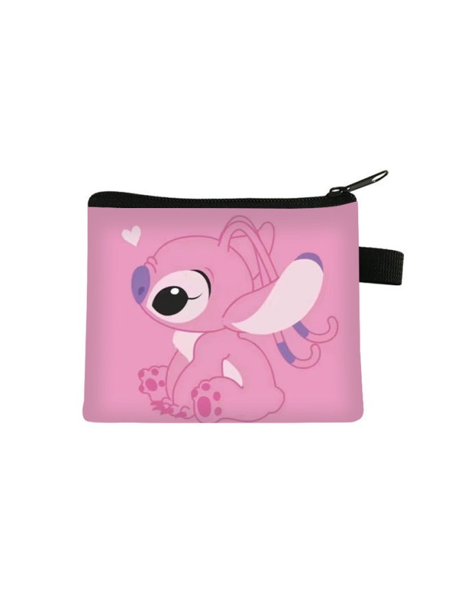 New Sch Coin Purse For Children, Mini Cute Bag, Polyester, Large Capacity, High-end Feel Style Storage Bag