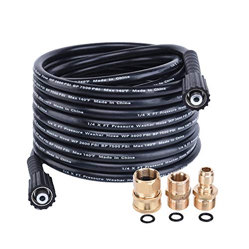 ASDICOXB 25 Ft High Pressure Washer Hose, Upgraded Power Washer Hose for Replacement and Extension, M22 14mm or M22 15mm - Image 1