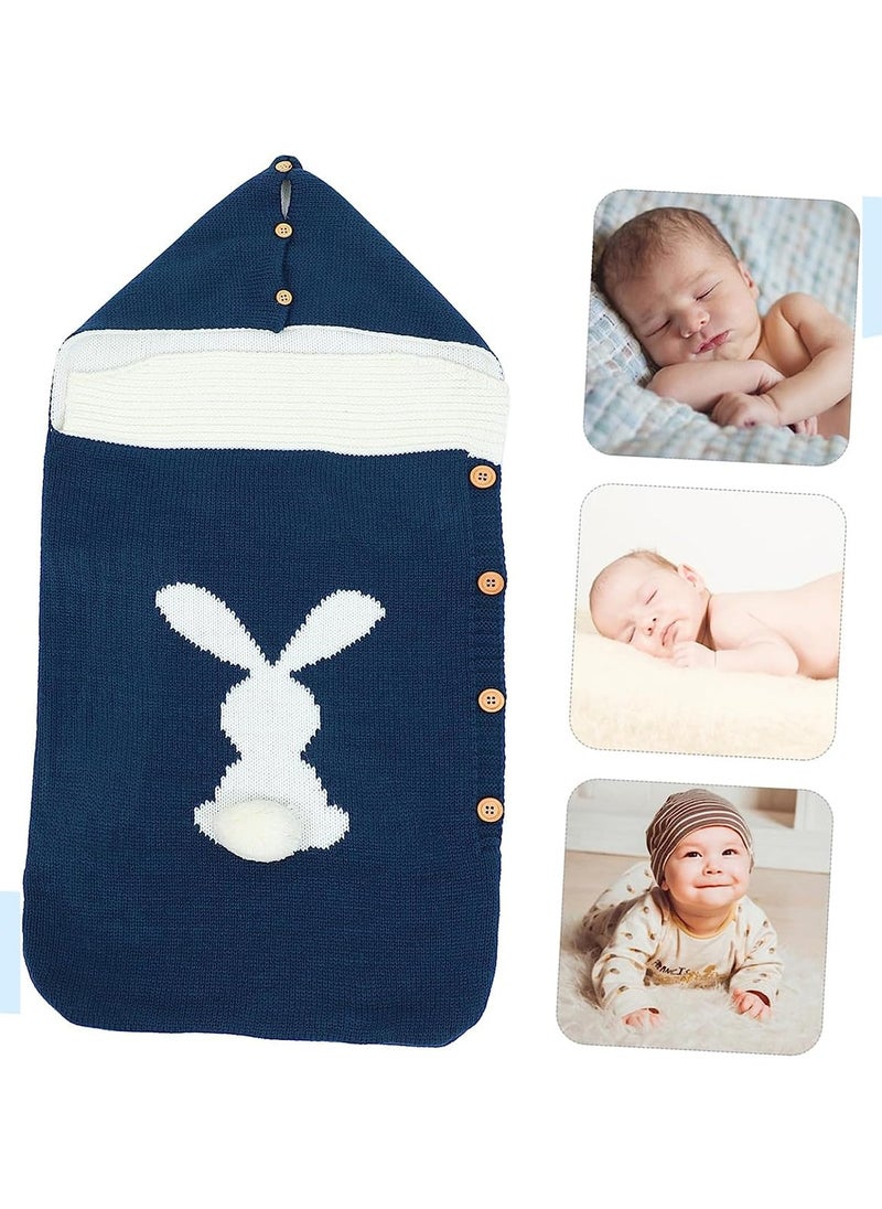 Bebiland - Baby Swaddle Wrap, Baby Knitting Sleeping Bag, Baby Swaddle Blanket, Stroller Sleeping Bag Refer To 0-12 Months Girls Or Boys - Image 1