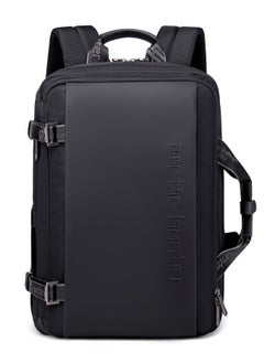 ARCTIC HUNTER Travel Backpack with Expandable Pocket 30L Backpack Built in Convertible Handbag for 17-inch Laptop 4 Level Water-resistant Anti-theft Laptop Backpack for Office Travel B00540 Black  - Image 2