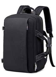 ARCTIC HUNTER Travel Backpack with Expandable Pocket 30L Backpack Built in Convertible Handbag for 17-inch Laptop 4 Level Water-resistant Anti-theft Laptop Backpack for Office Travel B00540 Black  - Image 1