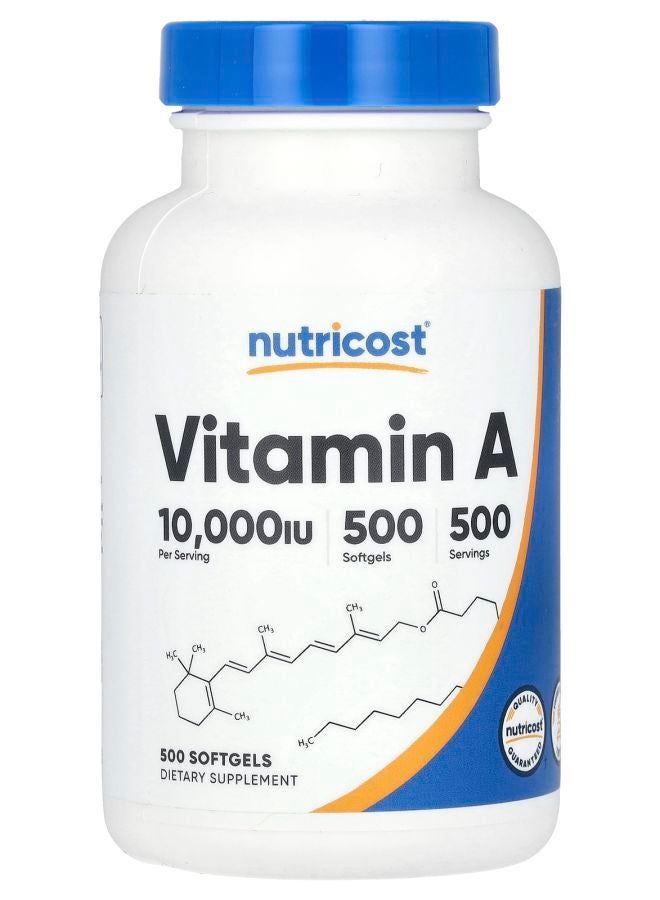 Vitamin A 10000 IU 500 Softgels