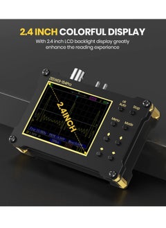 Y&D Mini Handheld Digital Oscilloscope, Support Persistence, PWM, 14 Type Measurement, 40MSa/s Sampling Rate, 18MHz Bandwidth, Signal Generator Frequency 500Khz, 2.4” LCD Display Suporrt 10X, 100X Probe  - Image 4