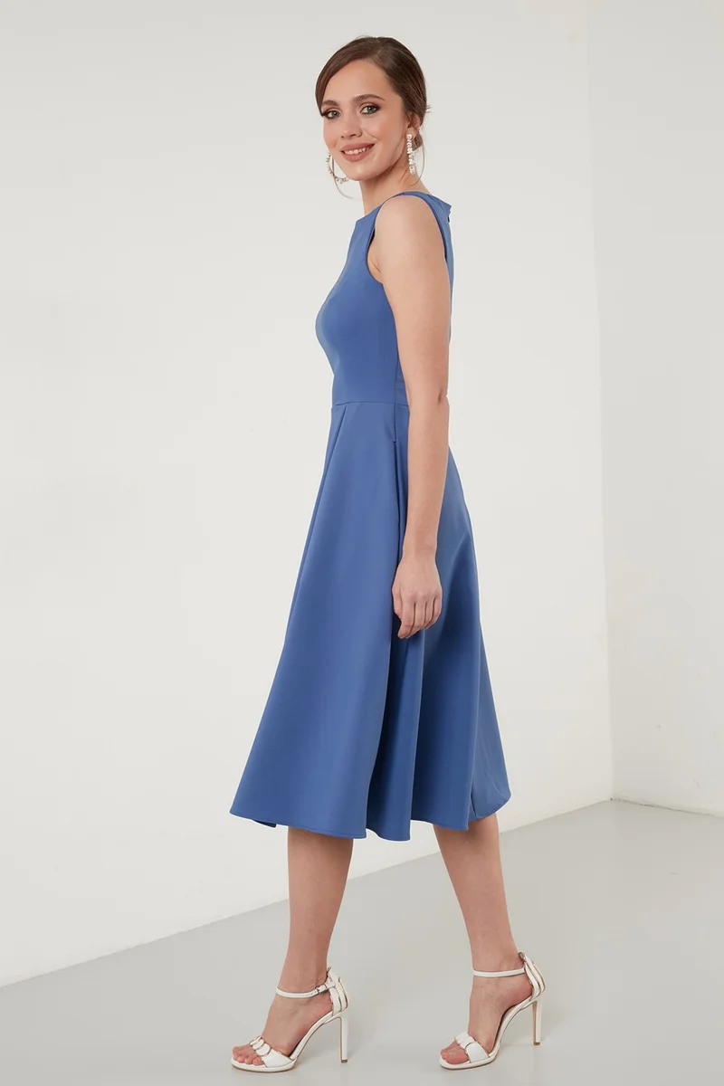 Lela Sleeveless Fit-and-Flare Dress