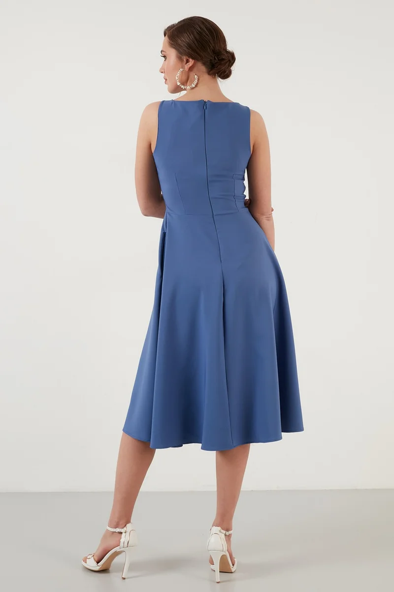 Lela Sleeveless Fit-and-Flare Dress