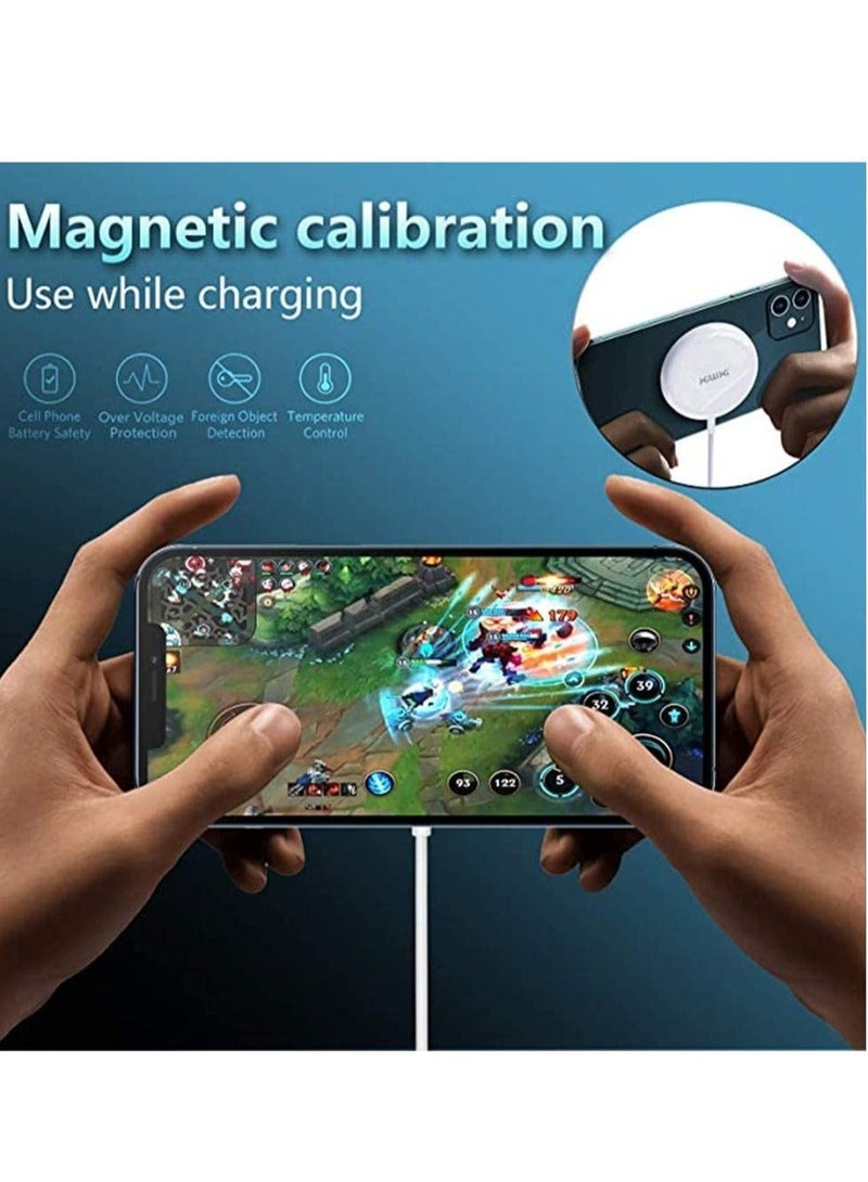 15W Fast Magnetic Wireless Charger Pad Compatible with iPhone 12 Pro max  - Image 4