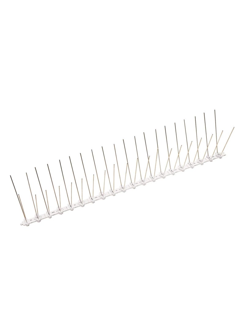 ALRAWDA Stainless Bird Spikes Bird Repellent 5 meter - 20 Strip ( 25cm each ) - 240 Wire  - Image 1