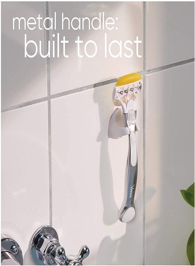 مقبض ماكينة الحلاقة كومفورت جلايد بجوز الهند مع عبوتين من الشفرات - Image 4