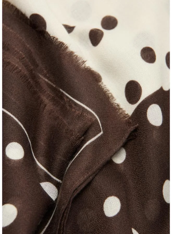 Mango  Spots Print Scarf for Women | Best Price UAE