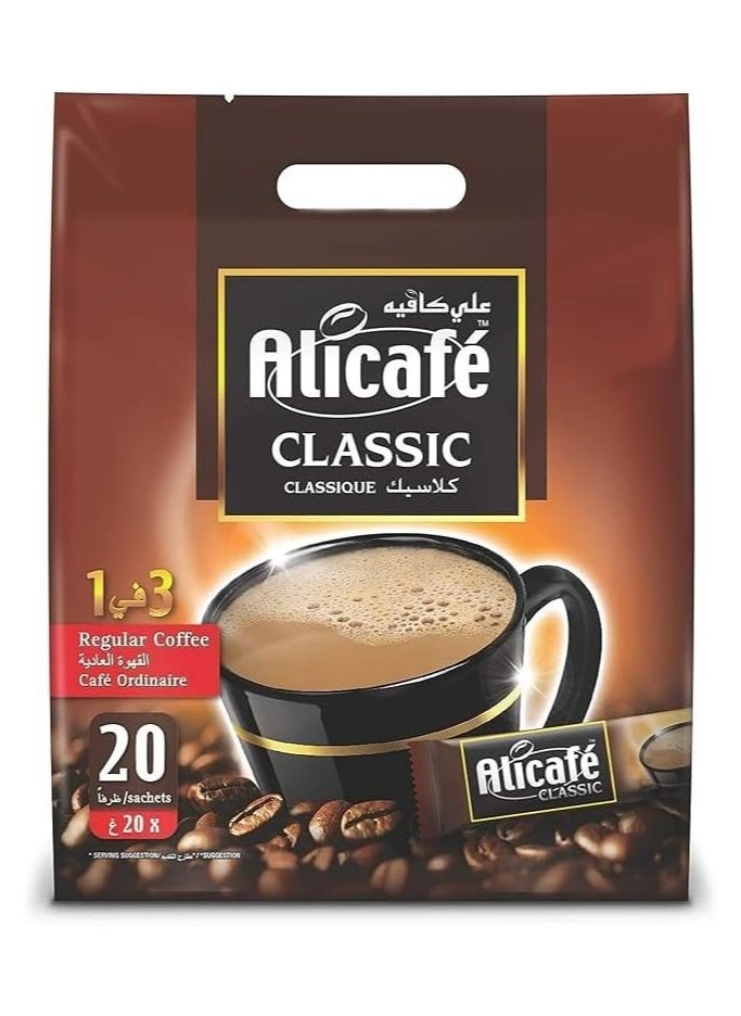 Alicafe Alicafe Classic 3 In 1 Instant Coffee Pouch 20 gm X 30  - Image 2