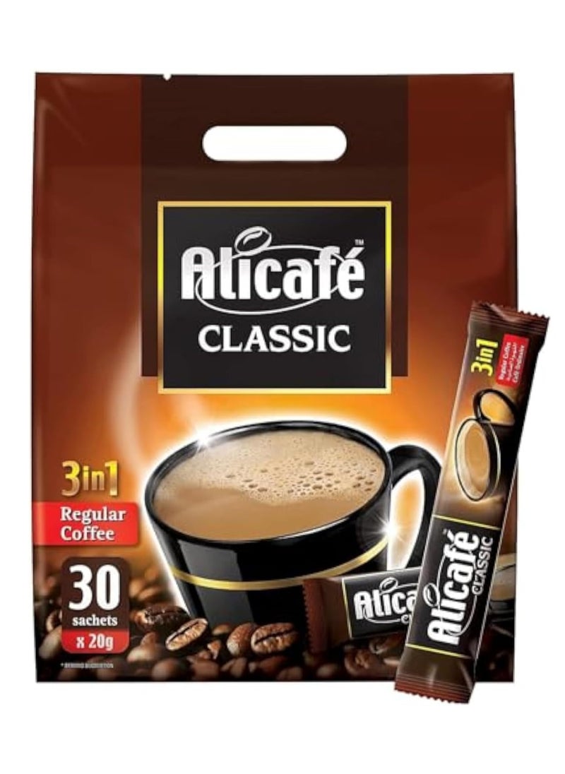 Alicafe Alicafe Classic 3 In 1 Instant Coffee Pouch 20 gm X 30  - Image 1