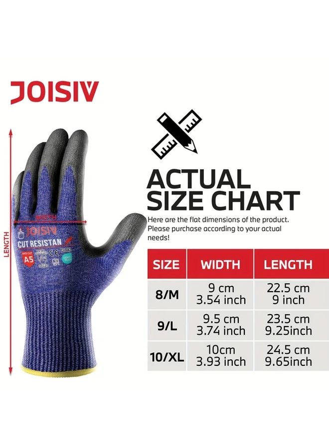10 Yards Cut Resistant Work Gloves 5 Level Non Slip Breathable Durable Touchscreen for Woodworking Glass DIY - Image 3
