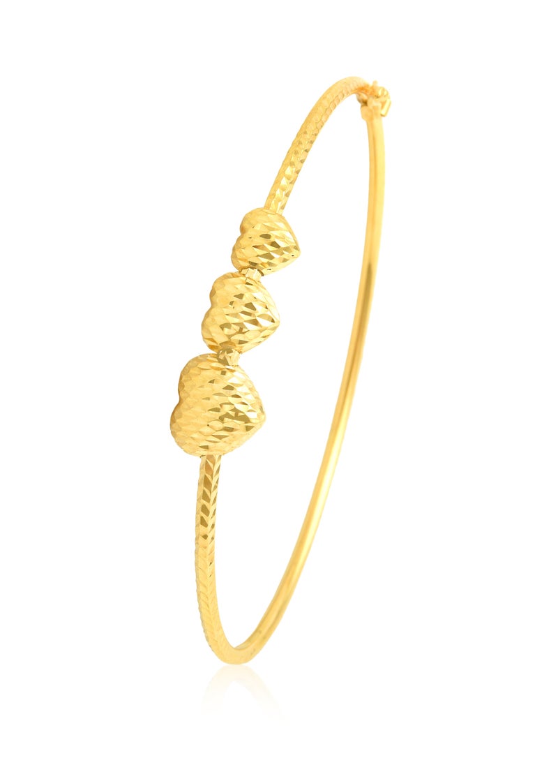 BAFLEH JEWELLERY 18K Gold Bangle for the Modern Woman  - Image 1