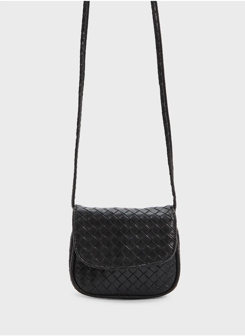ELLA Woven Crossbody Bag
