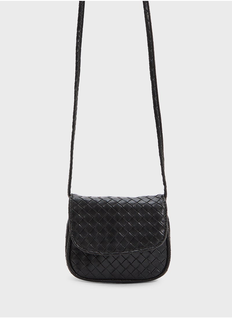 ELLA Woven Crossbody Bag  - Image 1