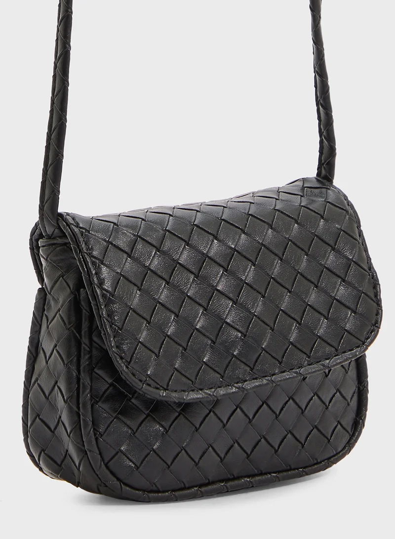 ELLA Woven Crossbody Bag
