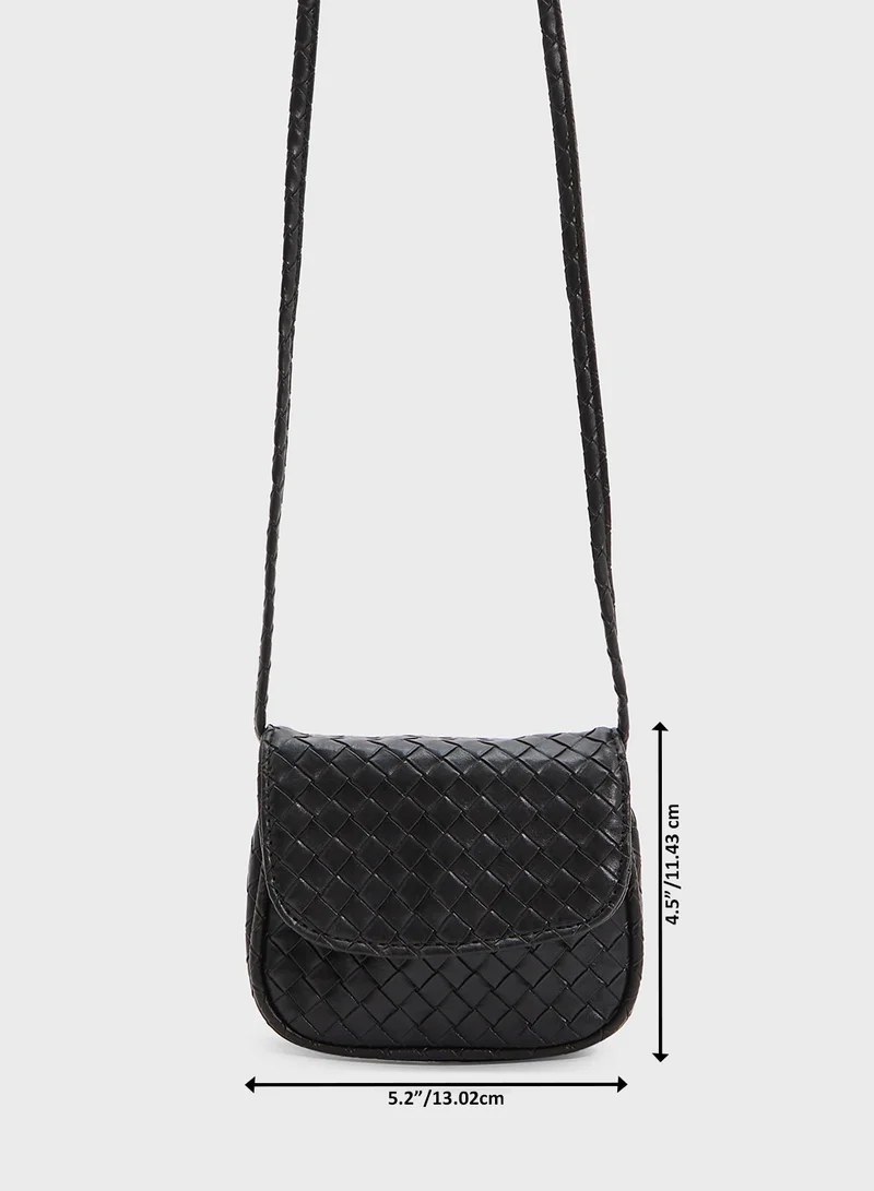 ELLA Woven Crossbody Bag
