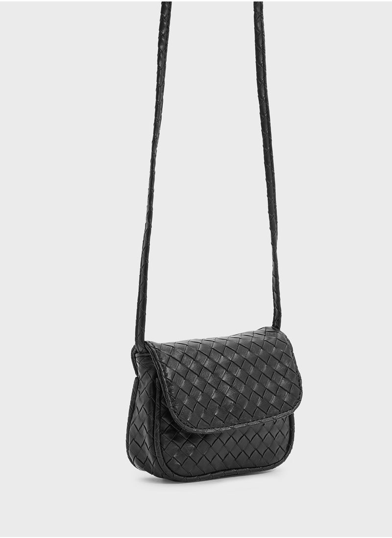 ELLA Woven Crossbody Bag  - Image 3