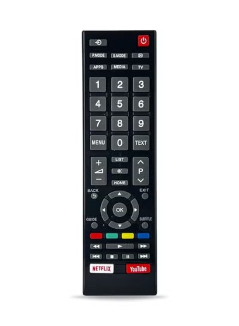 Replacement remote control for Toshiba Smart TV, TOSHIBA Smart Tv LCD, LED, suitable for many Toshiba smart TV models