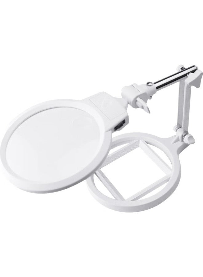 MIXOUT Desktop Magnifying Glass, Foldable, High-Definition, With Led Light, For Reading, Repair, Engraving, Illumination, Magnifying Glass Mxt06 - Image 2