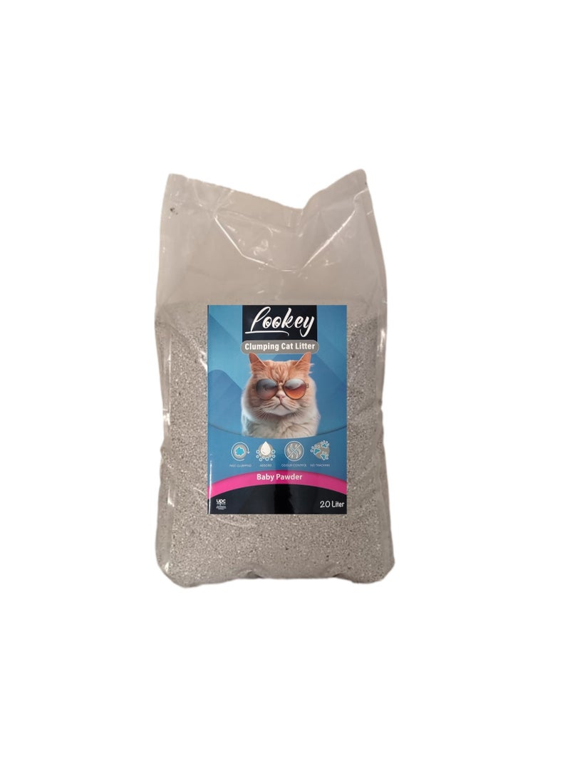 lookey Cat Litter Baby Powder 20L