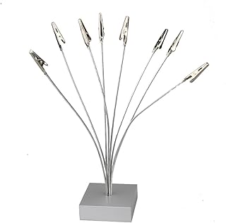 Svaitend Svaitend Cube Base 8-Branch Tree Style Memo/Card/Paper/Photo Holder Table Number Holder for Wedding PartyÃ¯Â¼Å’Pack of 1  - Image 1