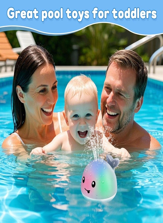 ANGGIKO Whale Bath Toy Sprinkler, Light Up Bathtub Toys for Babies Toddler Boy Girl - Image 3