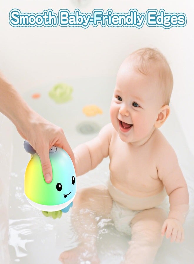 ANGGIKO Whale Bath Toy Sprinkler, Light Up Bathtub Toys for Babies Toddler Boy Girl - Image 5