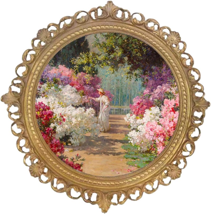 Wxqbjtam Antique Style Photo Frame Ornate European for Living Room Bedroom Home Decor - Image 1