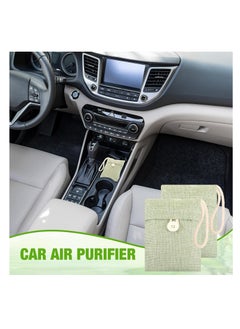 SYOSI Bamboo Charcoal Air Purifying Bag, Activated Charcoal Bags Odor Absorber, Hanging Handles, Natural Car Air Freshener, Shoe Deodorizer, Odor Eliminators for Home, Pets, Closet (Green) (16 Pack)  - Image 4