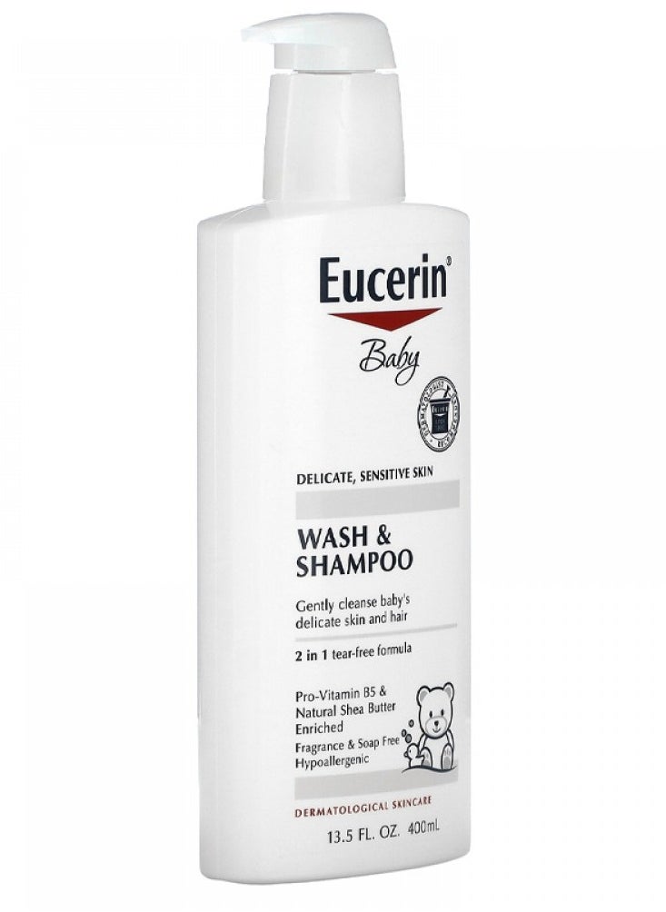 Eucerin Eucerin Baby Shampoo & Wash Fragrance Free 400 ml 