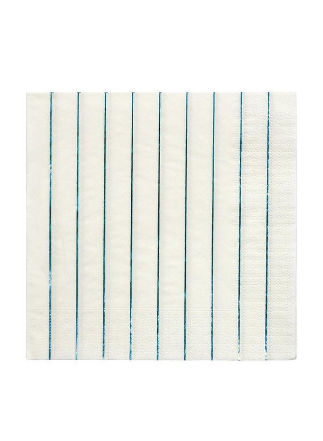 Holographic Blue Large Napkins