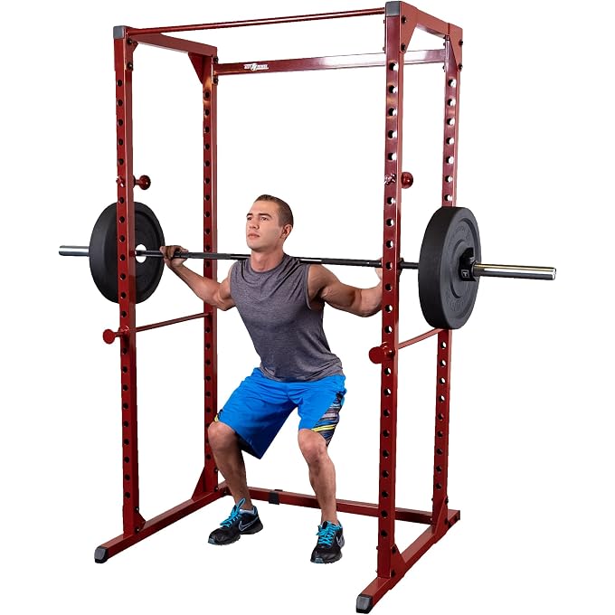 Body Solid BEST FITNESS BFPR100 ADJUSTABLE POWER RACK FOR WEIGHTLIFTING AND STRENGTH TRAINING - Image 1