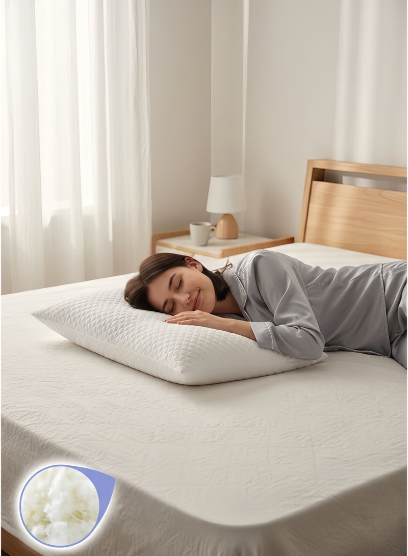 Life Style Captioned high quality microfiber hotel pillow,900 gm 50*70 cm - Image 5