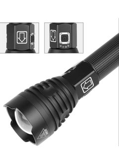 واي آند دي مصباح يدوي كشاف XHP90 جلير P90 أسود 25.5x6×3.4سم  - Image 2