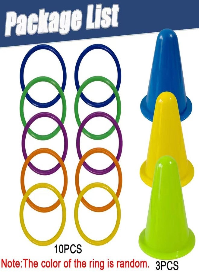 nsgglecher 13PCS Rabbit Training Ring Toy, Rabbit Interactive Toy, Bunny Stacking & Educational Toys with 3 Stacking + 10 Rings, Interactive Bunny Enrichment Puzzle Game, Educational Chew Toy for Small Pets - Image 3