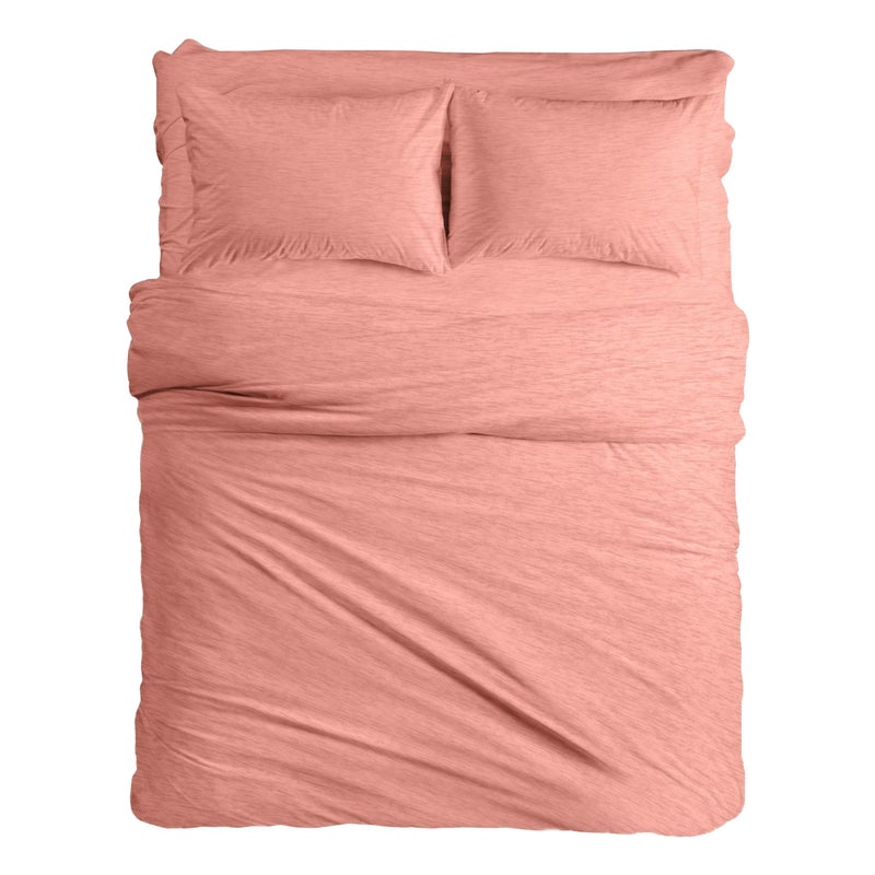 U.S. Polo Assn. U.S. Polo Assn. All Season  Soft and Cozy T-Shirt Material  1800 Thread Count 4-Piece Cotton Rich Jersey Sheet Set  - Image 3