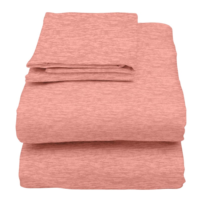 U.S. Polo Assn. U.S. Polo Assn. All Season  Soft and Cozy T-Shirt Material  1800 Thread Count 4-Piece Cotton Rich Jersey Sheet Set  - Image 2