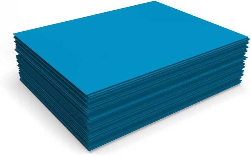 LUXPaper 8.5" x 11" Cardstock | Letter Size | Pool Blue | 100lb. Cover (183lb. Text) | 50 Qty - Image 4