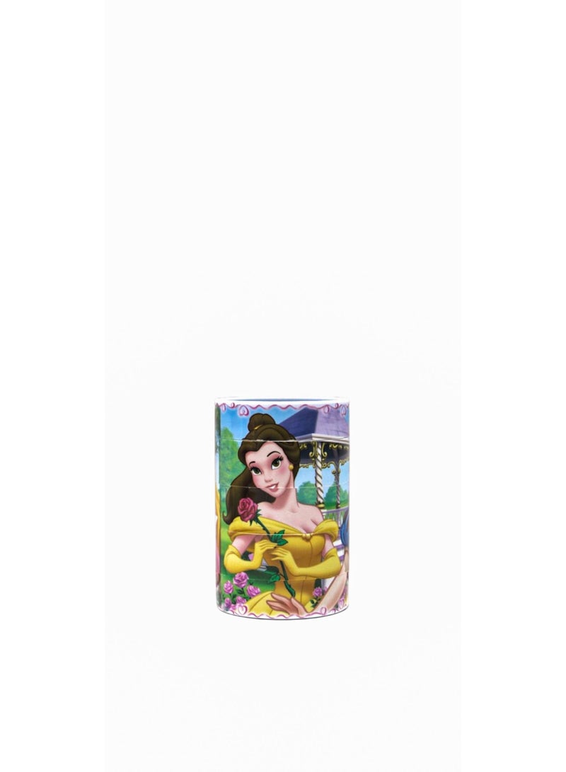 Trudeau Disney Princess Large Mugs Multicolored Puzzle Pieces, Shapes - Image 1