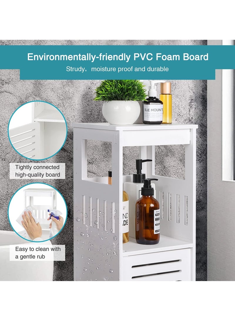 تودي جي هو ماء الحمام مجلس الوزراء ، حمام أبيض رف التخزين ، تخزين مجلس الوزراء مع طبقة يوميا و باب مجلس الوزراء - Image 3