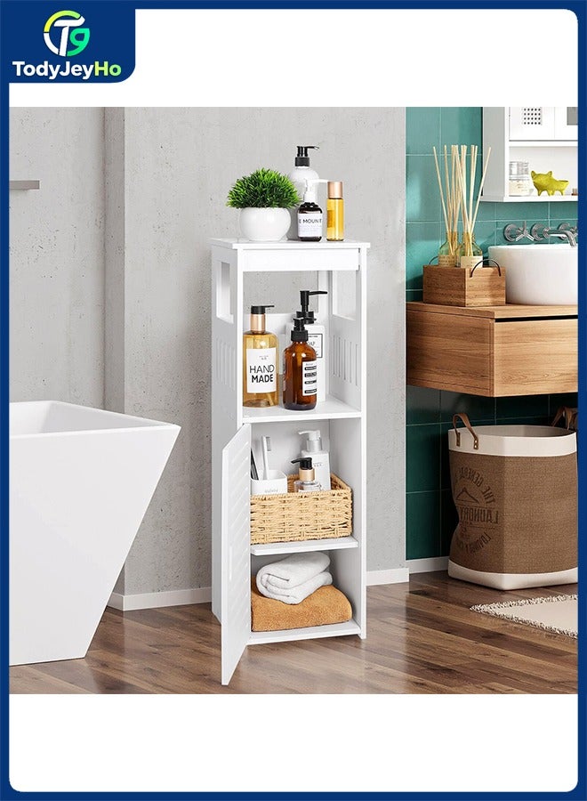 تودي جي هو ماء الحمام مجلس الوزراء ، حمام أبيض رف التخزين ، تخزين مجلس الوزراء مع طبقة يوميا و باب مجلس الوزراء - Image 1