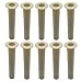 Poolzilla Poolzilla 10 Pack Tan Sleeve and Cap Set for Pool Safety Fence Poles | Can Be Used with Concrete, Pavers, Deck, Ground  - Image 2